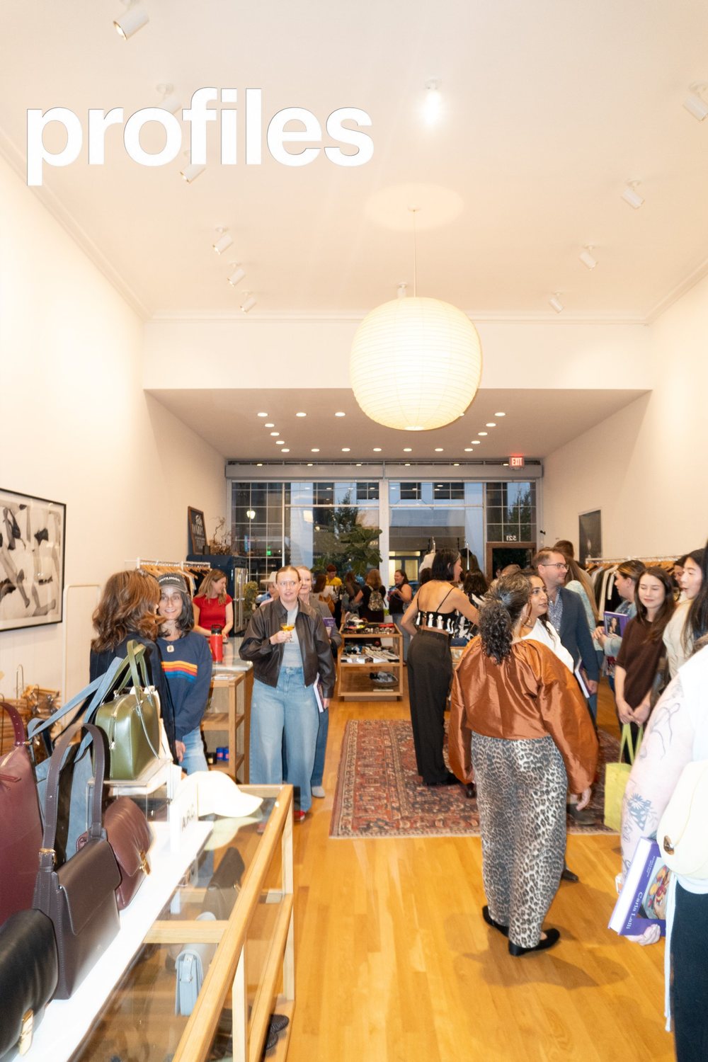 Crowd inside Frances May for Carla Lalli’s book release